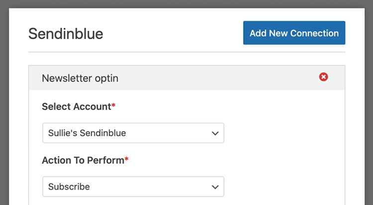 configure subscribe settings in sendinblue