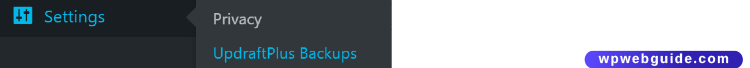 how to backup a wordpress site settings updraftplus backups