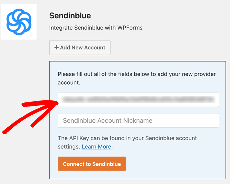 settings in sendinblue